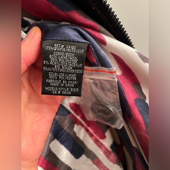 Black Wool Coat - Picture 6 of 6